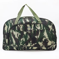 Сумка саквояж 172-70 камуфляж mix міцна та містка дорожня сумка для подорожей і спорту